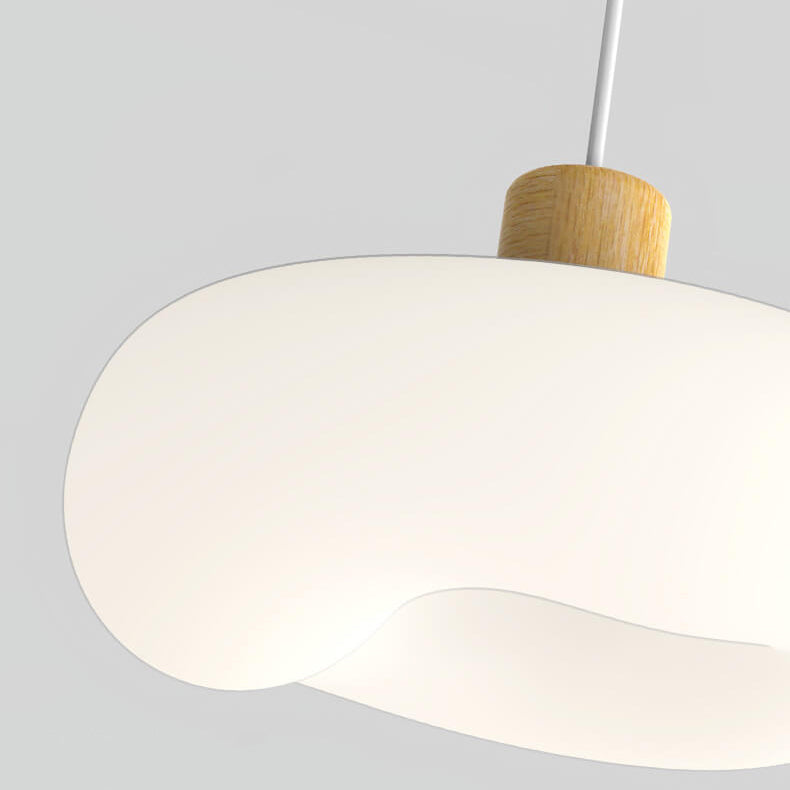 Moderne minimalistische Wolken-Eisen-PE-LED-Insel-Licht-Kronleuchter 