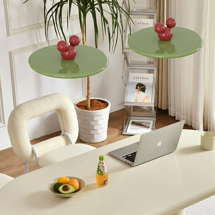 Modern Minimalist Disc Flying Saucer Hardware Aluminum LED Pendant Light For Living Room