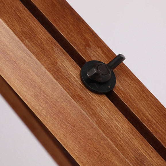 Traditionelle Vintage Stativ Kamera Holz Eisen ABS 1-Licht Stehlampe für Wohnzimmer 