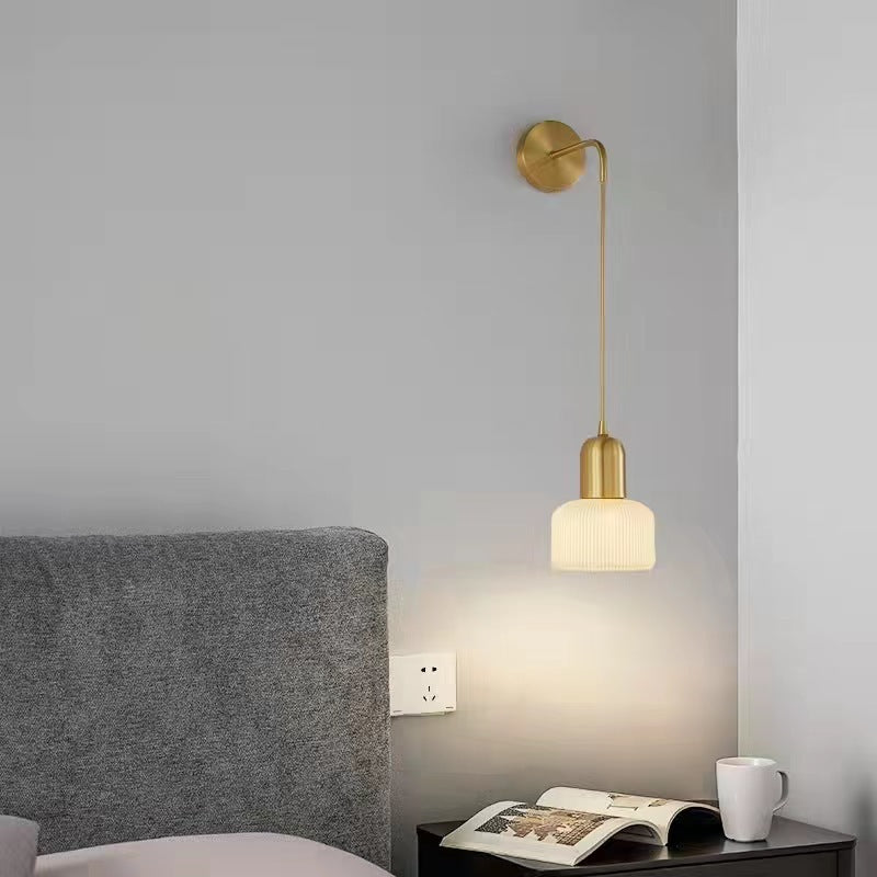Traditionelle japanische halbkugelförmige Pendelleuchte aus Kupferkeramik mit 1 Licht für Esszimmer 
