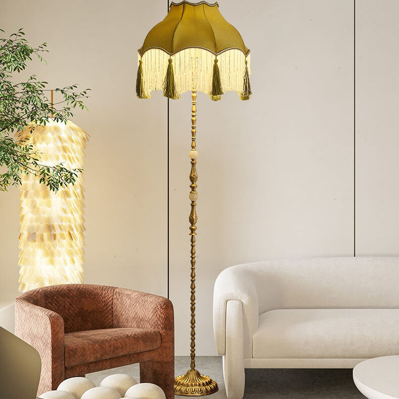 Brass standard floor lamp hotsell