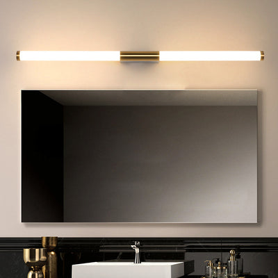 Moderne minimalistische lange Zylinder Rechteck Basis Eisen PC LED Wandleuchte Lampe für Schlafzimmer 