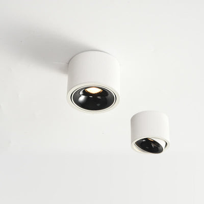 Moderner minimalistischer runder Strahler, verstellbare LED-Deckenleuchte 