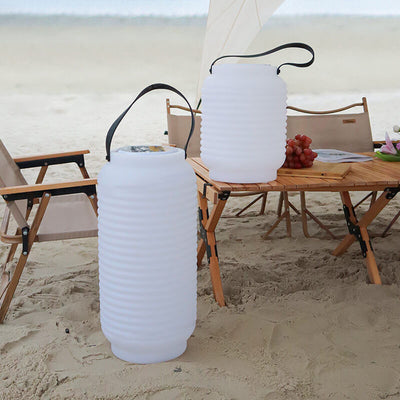 Solar Waterproof Decorative Lanterns PE Camping Portable LED Outdoor Light
