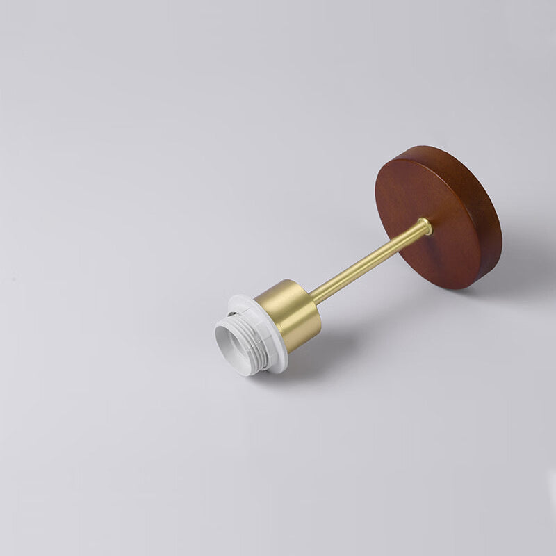Luz de techo semiempotrada contemporánea de lujo con flor de cobre y vidrio de 1 luz para pasillo 