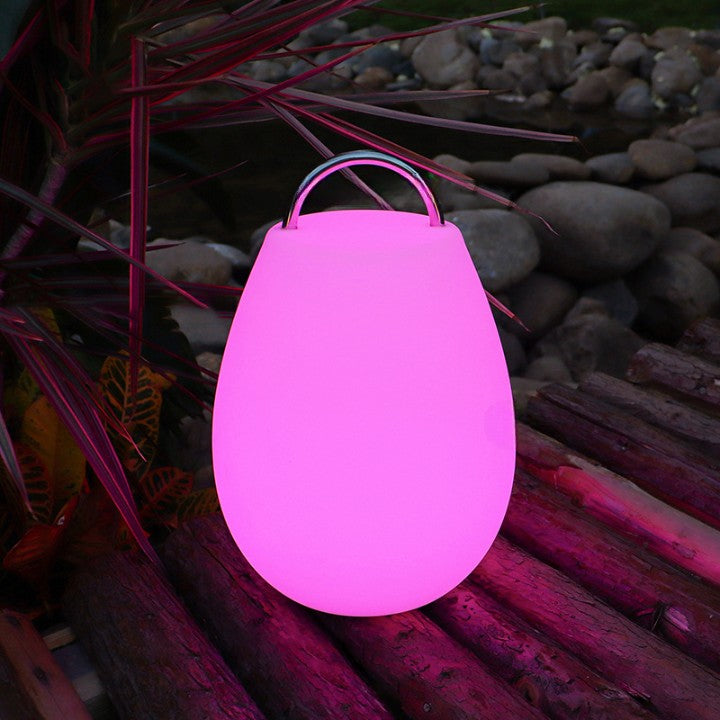 Lanterne portative étanche minimaliste moderne en acier inoxydable PE pour le camping et l&