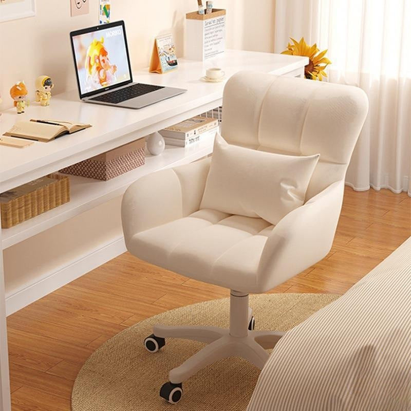 Moderner minimalistischer quadratischer Gitter-Samt-Edelstahl-Schreibtischstuhl mit Rückenlehne und Armlehne für das Home Office 