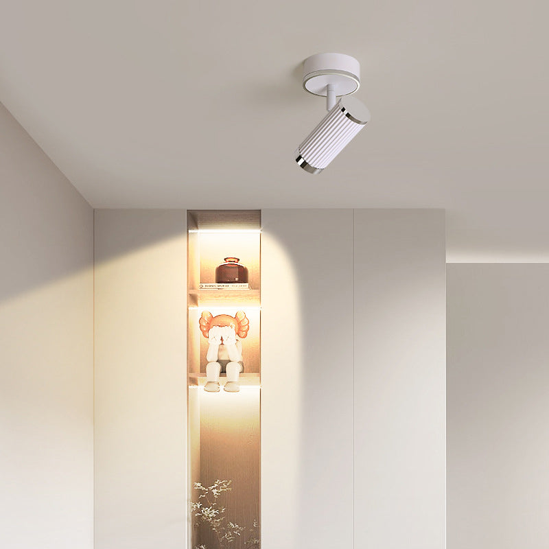 Moderne minimalistische Aluminium Eisen Spotlight LED Semi-Flush Mount Deckenleuchte für Flur