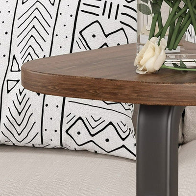 Moderner minimalistischer rechteckiger PVC-Kunststoffpaneel-Beistelltisch für das Wohnzimmer 