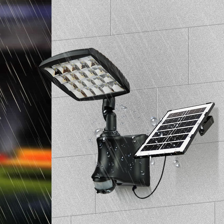 Lámpara de Aplique de Pared LED Ajustable Impermeable Solar Industrial para Exterior 