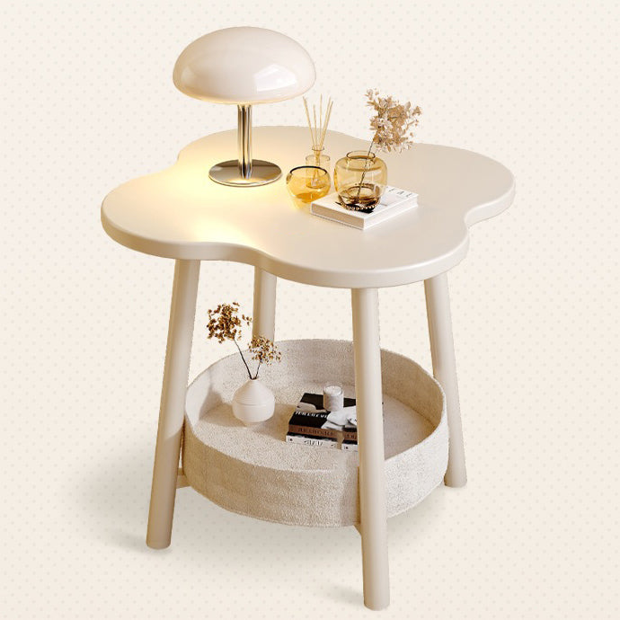 Moderner minimalistischer Blumen-Stahltisch mit 2 Ebenen für das Wohnzimmer 