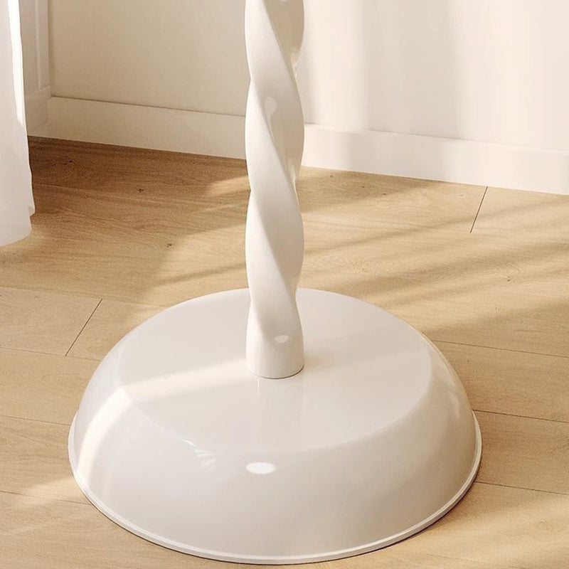 Moderner minimalistischer quadratischer runder Sockel PP Beistelltisch für das Wohnzimmer 