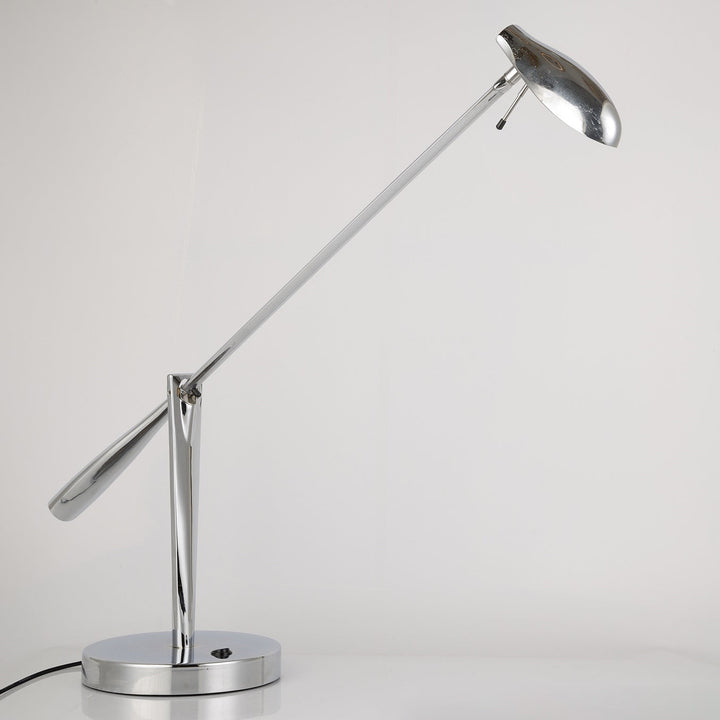 Lampe de Table LED en Métal à Long Bras Minimaliste Moderne pour Chambre 