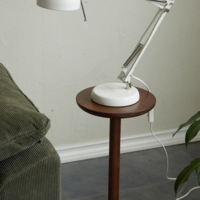 Moderner minimalistischer runder Holztisch für das Wohnzimmer 