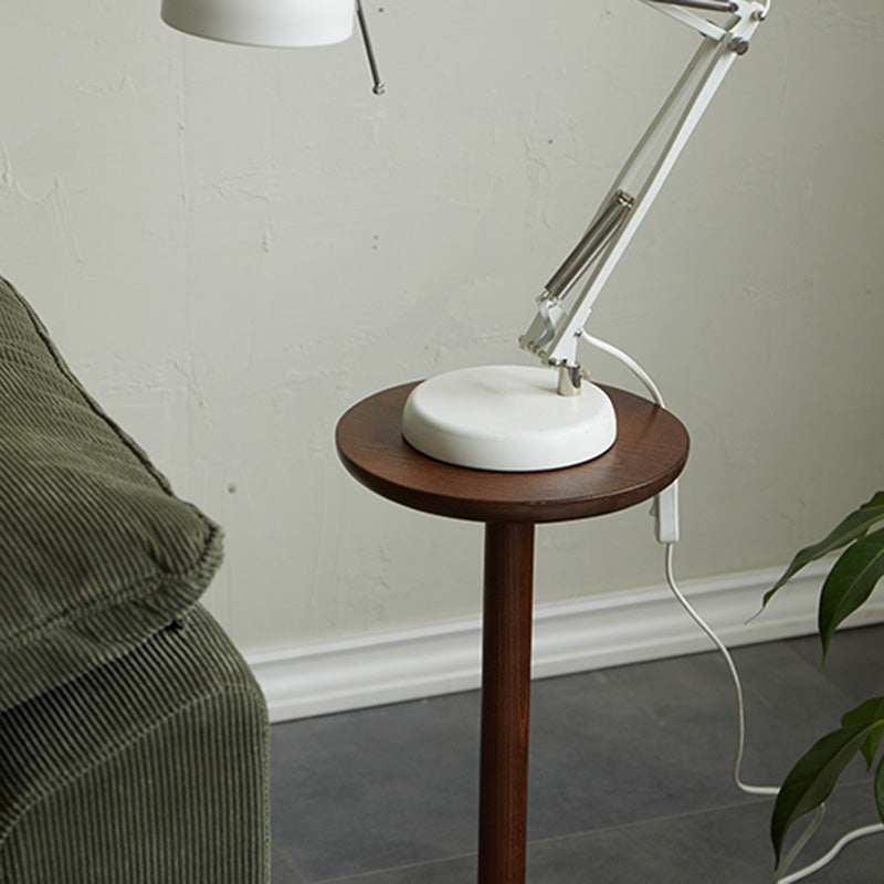 Moderner minimalistischer runder Holztisch für das Wohnzimmer 