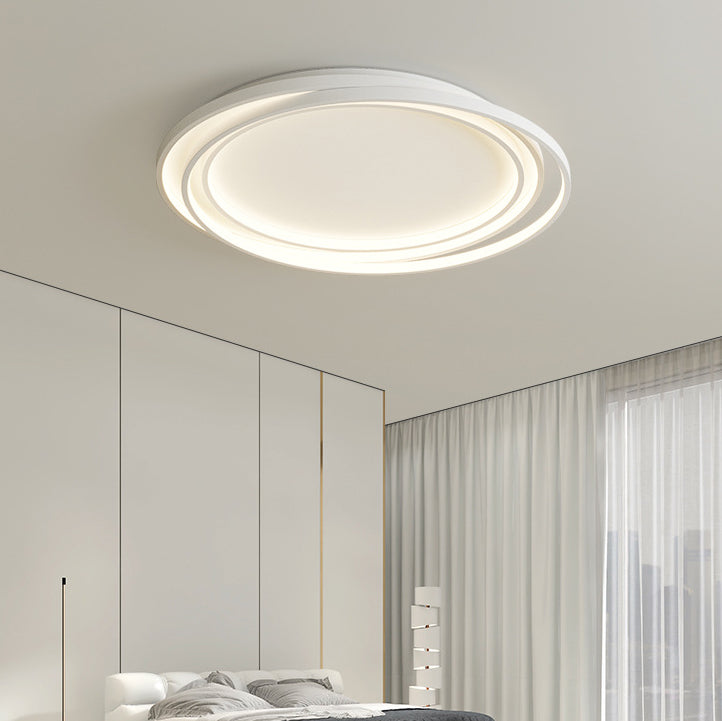 Moderne minimalistische runde Kreis Eisen LED Unterputz Deckenleuchte für Schlafzimmer 