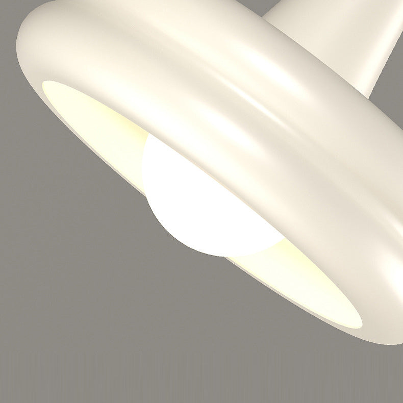 Zeitgenössischer nordischer Kirschglas-Eisen-3-Licht-Insel-Kronleuchter für Wohnzimmer 