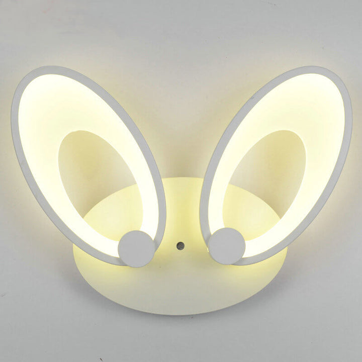 Moderne minimalistische ovale Eisen-Acryl-Backlack-LED-Wandleuchte 