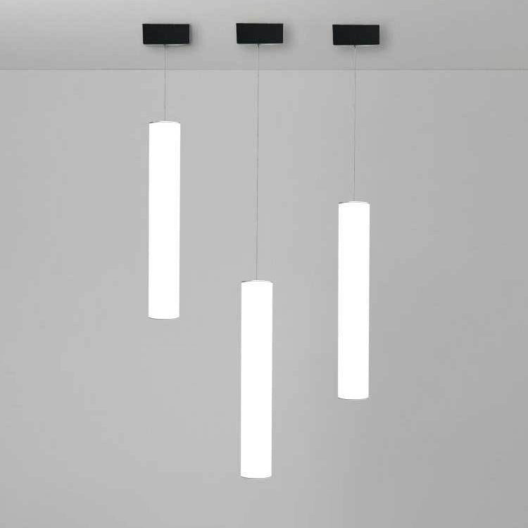 Lámpara Colgante LED de Línea Recta Minimalista Moderna para Sala de Estar 