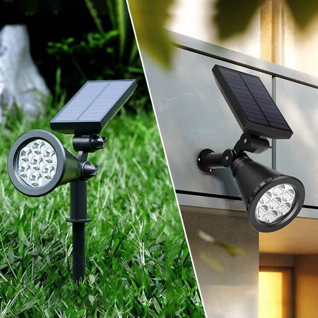 Lumière paysagère à LED rotative en ABS étanche à l&