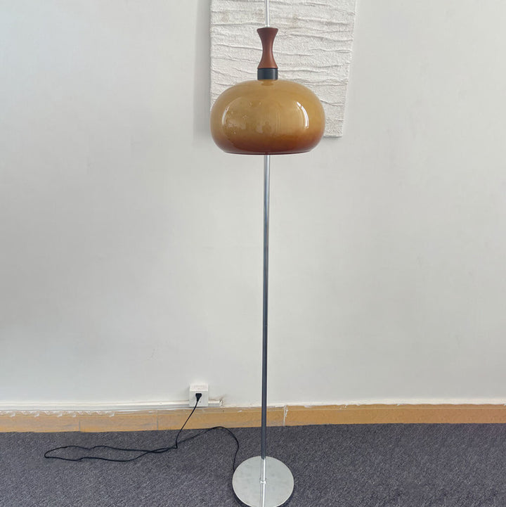 Moderner minimalistischer Gradient-Glaskugel 2-Licht Stehende Stehlampe 