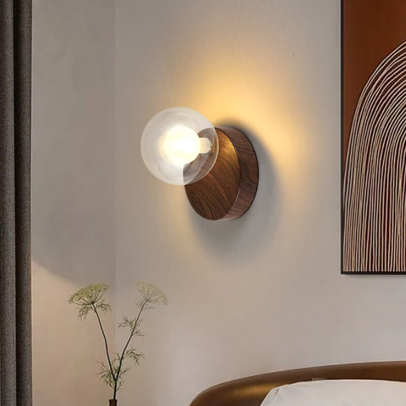 Lumière de plafond semi-encastrée à 1 ampoule en grains de bois japonais Creative Magic Beans 