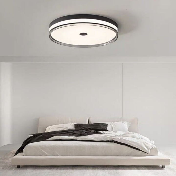 Moderne unbedeutende runde Metallacryl-LED-Deckenleuchte für Schlafzimmer 