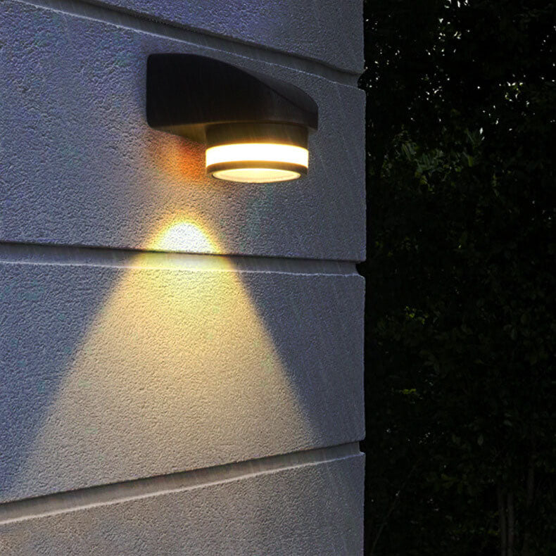 Aplique de pared con foco LED impermeable para exteriores industrial europeo 