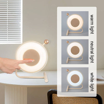 Nordic Light Luxury Round Acrylic LED Decorative Table Lamp