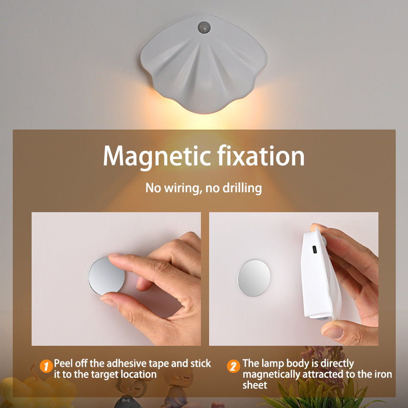 Applique murale LED rechargeable en ABS étanche à la simplicité moderne pour patio extérieur 