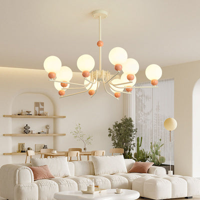 Modern Simplicity Hardware Magic Beans 5/10-Light Chandelier For Living Room