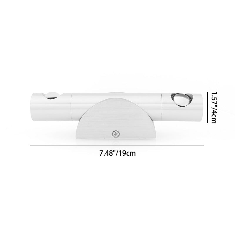 Moderne Einfachheit Zylinder einstellbare Winkel Aluminium LED Wandleuchte Lampe für Schlafzimmer 