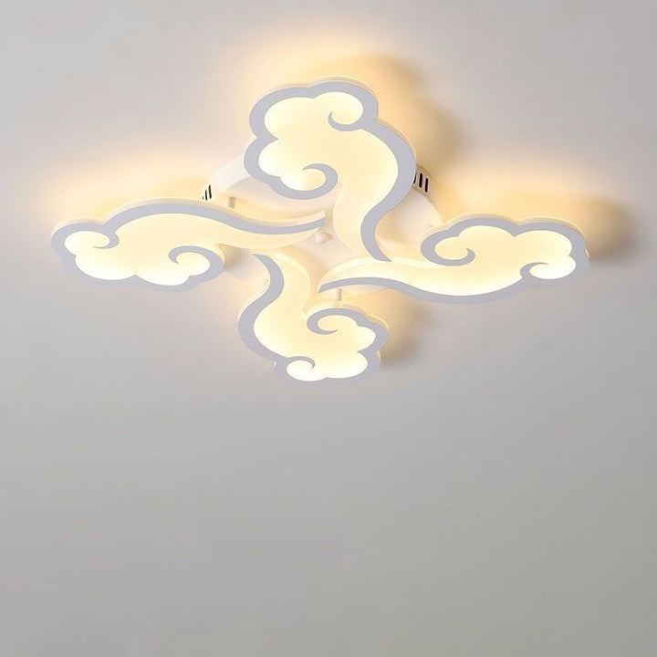 Plafonnier LED Moderne Minimaliste Xiang Yun en Fer et Acrylique pour Salon 