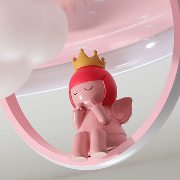 Zeitgenössische kreative Harz Kinder Cartoon LED Deckenleuchte für Schlafzimmer 