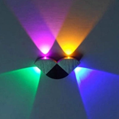 Applique murale LED en aluminium papillon à la simplicité moderne pour le salon 