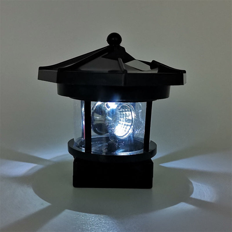 Phare LED ABS PP étanche solaire de simplicité moderne, éclairage paysager, lumière extérieure pour Patio extérieur 