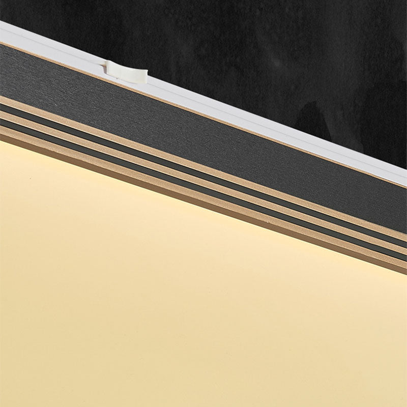 Luz de techo LED de montaje empotrado geométrica cuadrada de acrílico chino tradicional para sala de estar 