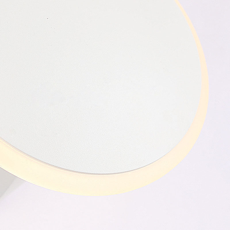 Lámpara de aplique de pared de acrílico y aluminio con base cuadrada esférica escandinava contemporánea para dormitorio 