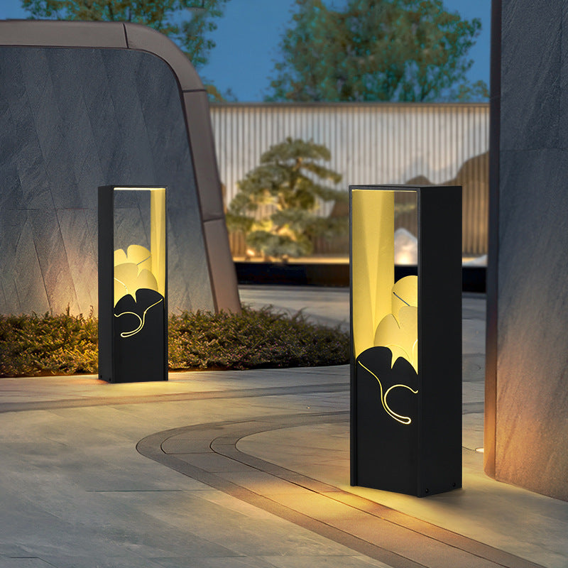 Lampe à LED étanche industrielle contemporaine pour pelouse, lumière de paysage pour patio extérieur 