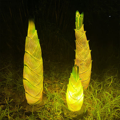 Outdoor Waterproof Resin Green Bamboo Shoots LED Lawn Landscape Light