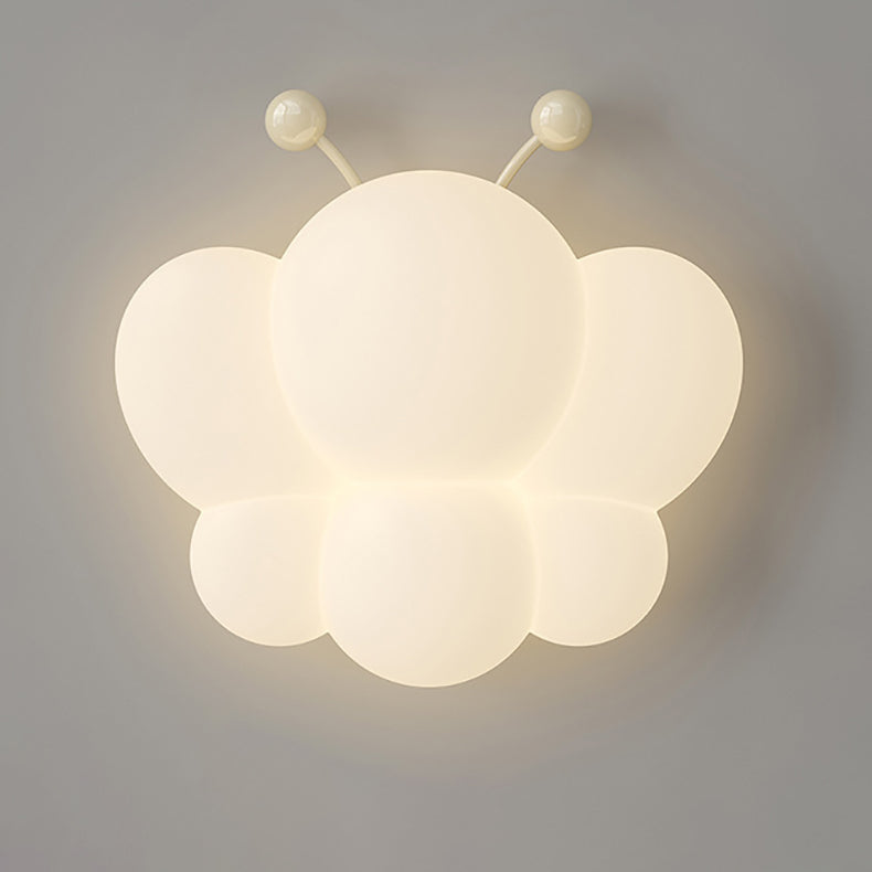 Plafonnier LED en fer PE abeille à montage affleurant pour chambre à coucher, simplicité moderne 