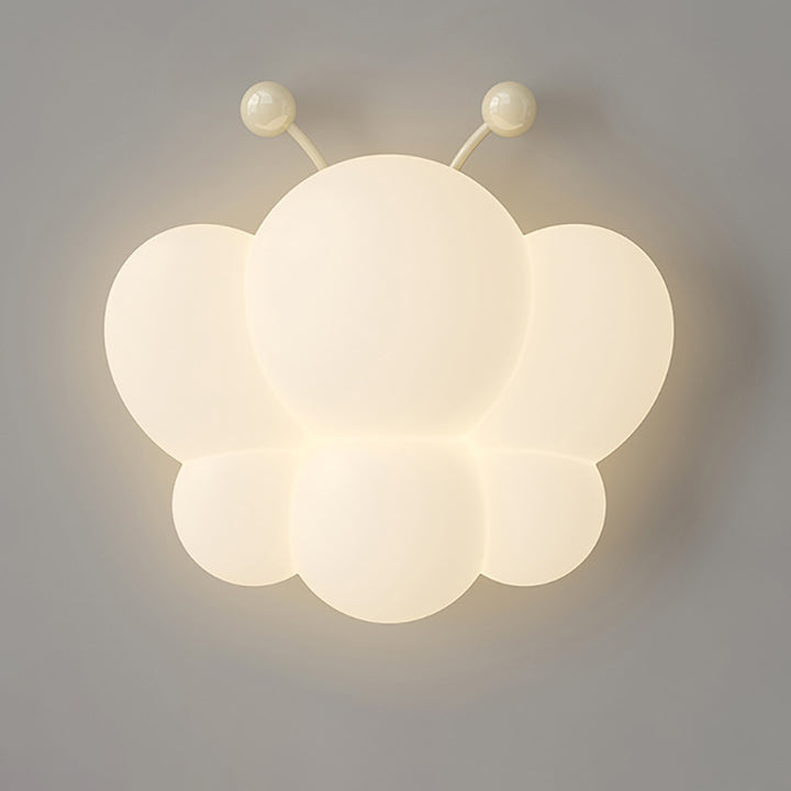 Plafonnier LED en fer PE abeille à montage affleurant pour chambre à coucher, simplicité moderne 