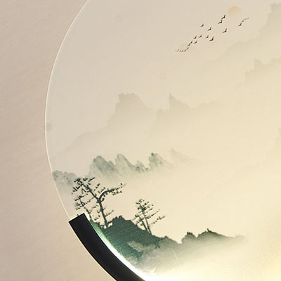 Modern Transitional Round Fawn All Copper Glass Silicone LED Wall Sconce Lamp For Living Room