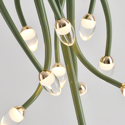Contemporary Scandinavian Jellyfish Design Iron Acrylic LED Table Lamp For Living Room