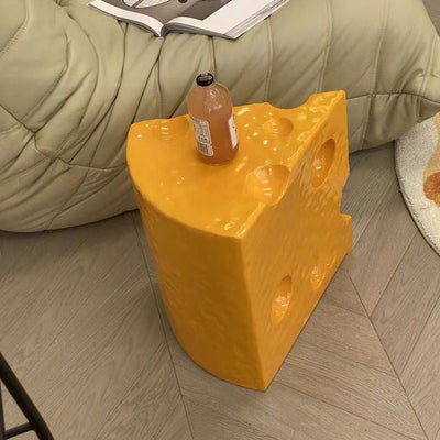 طاولة قهوة من الراتنج بتصميم عصري لكعكة الجبن لغرفة المعيشة 