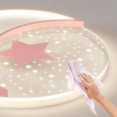 Zeitgenössische kreative Acryl Sternenhimmel LED Unterputz Deckenleuchte für Wohnzimmer 