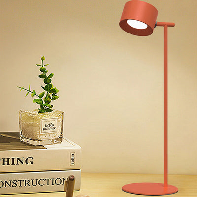 Creative Plastic Round USB Rotatable Magnetic LED Table Lamp