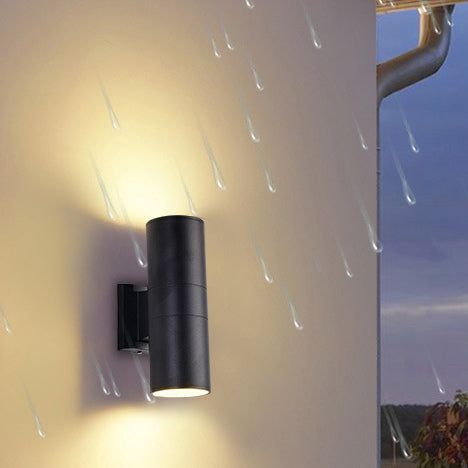 Zeitgenössische industrielle Aluminium-Up- und Down-LED-wasserdichte Wandleuchterlampe für die Terrasse im Freien 