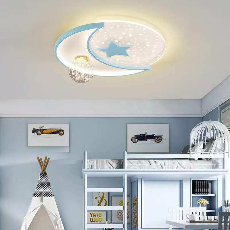 Zeitgenössische kreative Acryl Sternenhimmel LED Unterputz Deckenleuchte für Wohnzimmer 