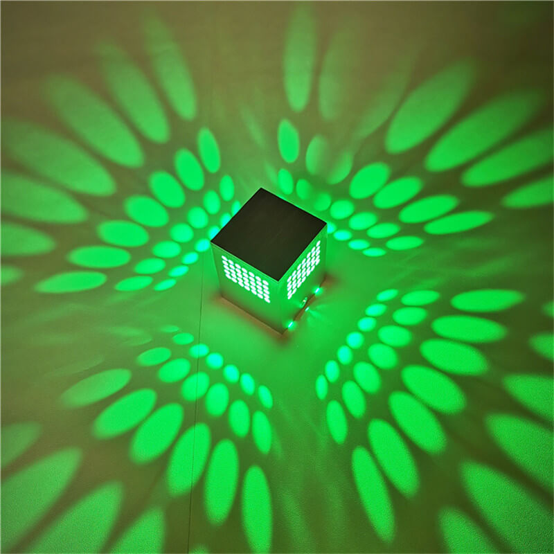 Modern Creative Square Cube Aluminum LED Wall Sconce Lamp